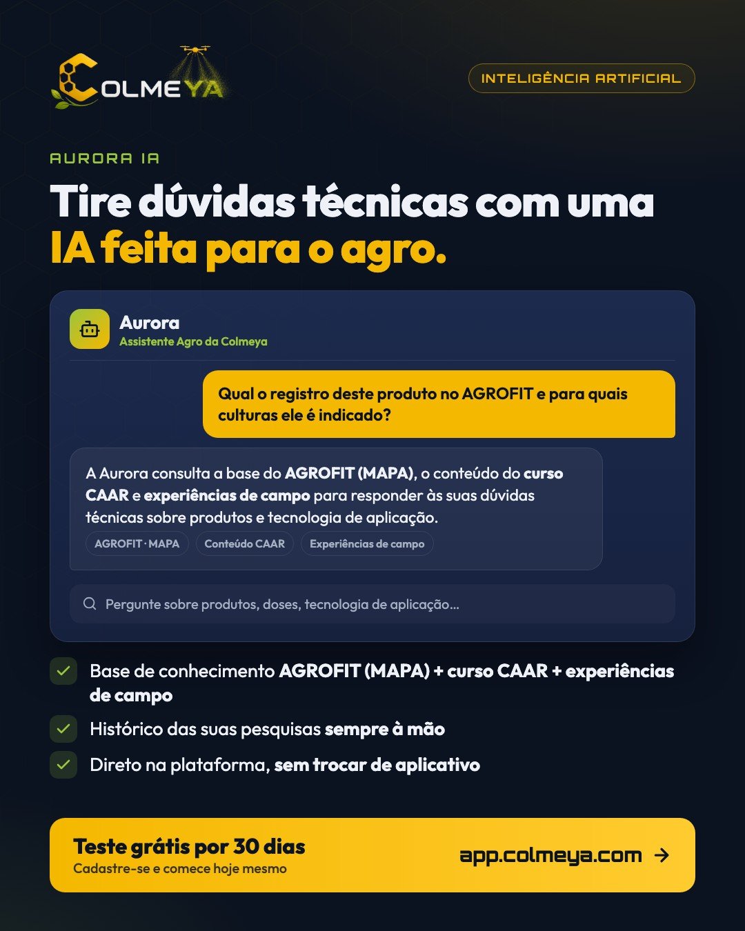 Descubra a Colmeya: sua assistente de IA no campo