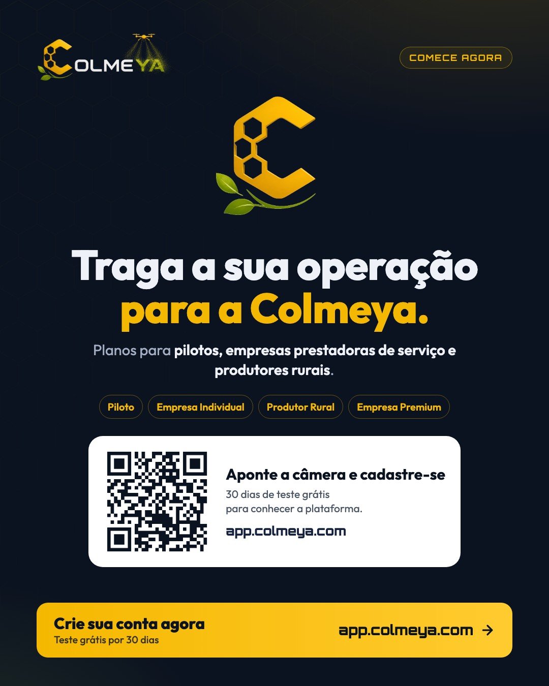 Transforme sua produção agrícola com Colmeya
