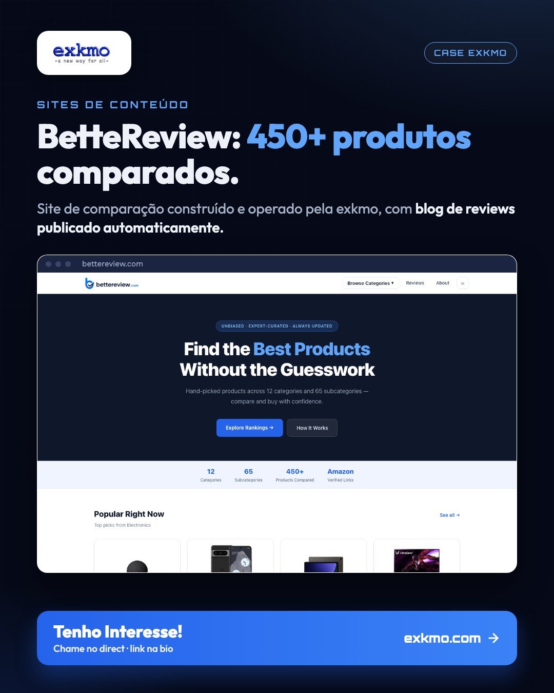 Compare produtos com BetteReview