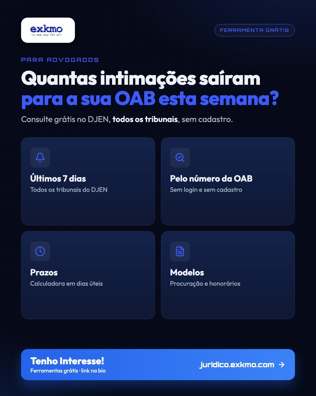 Ferramentas gratuitas para advogados sem cadastro