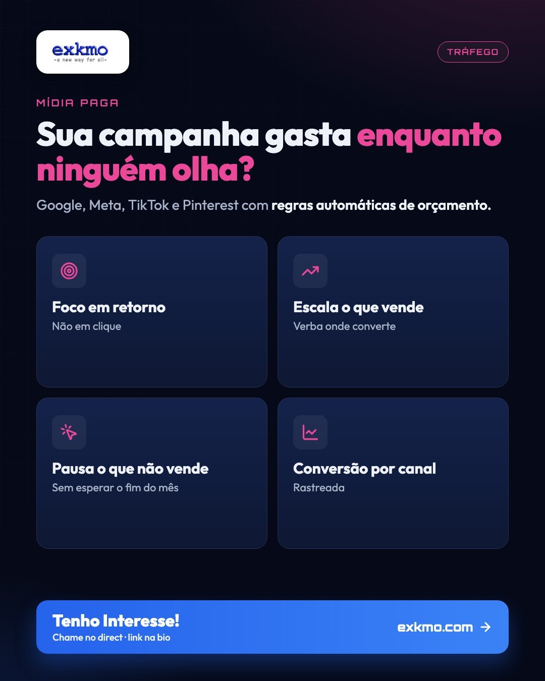 Maximize seu retorno com regras automáticas